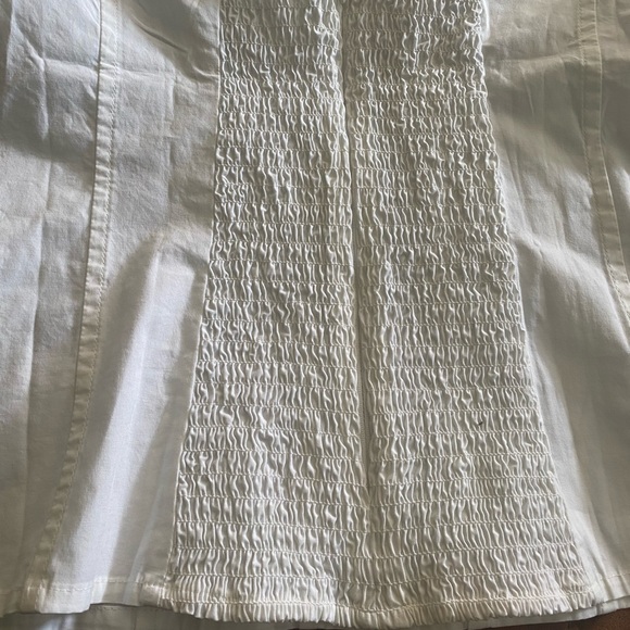 J.Crew Puff-sleeve squareneck top in cotton poplin - Picture 4 of 8